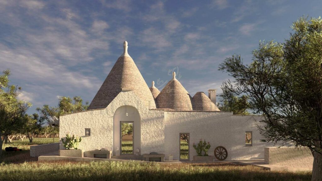 Martina Franca, Trulli con progetto, 90 mq