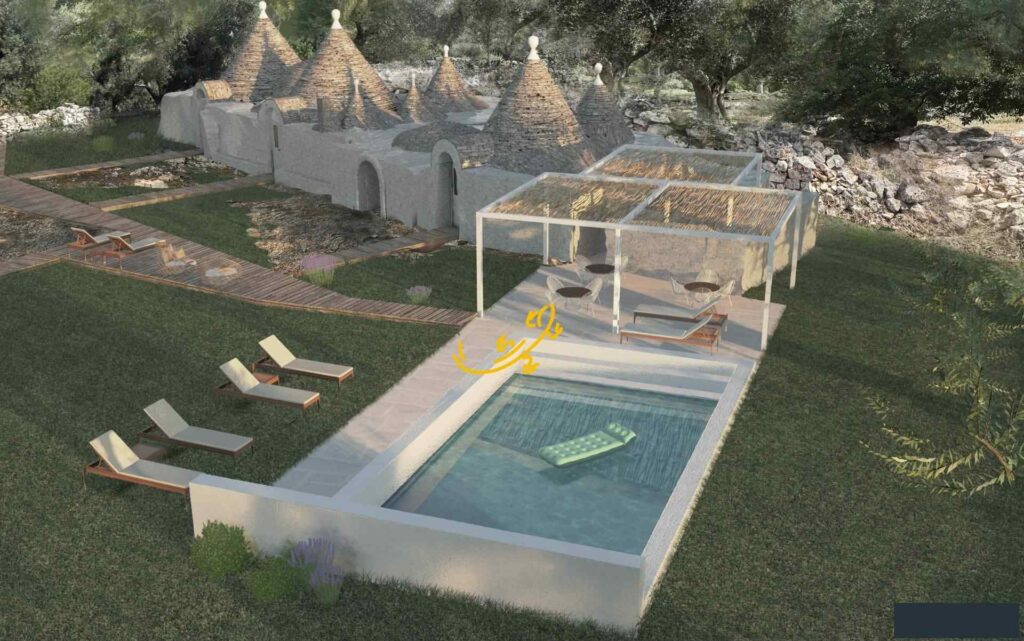 Martina Franca, Trulli con progetto, 60 mq